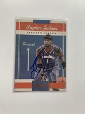 Panini Classics 2010-11 Stephen Jackson Signed Autographed #88 Charlotte Bobcats