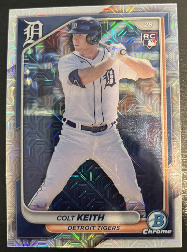 2024 Bowman Chrome Colt Keith Mega Box RC Refractor Rookie #34 Tigers