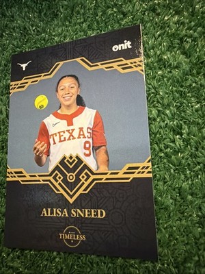 2026 ONIT Timeless Texas Longhorns SOFTBALL Alisa Sneed #B-2 BF1