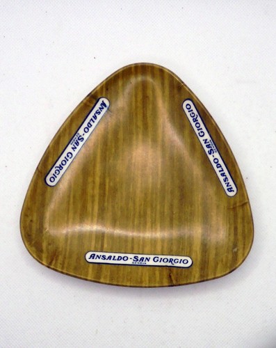 Portacenere pubblicitario ANSALDO SAN GIORGIO Genova - vintage ashtray cendrier - Picture 3 of 4