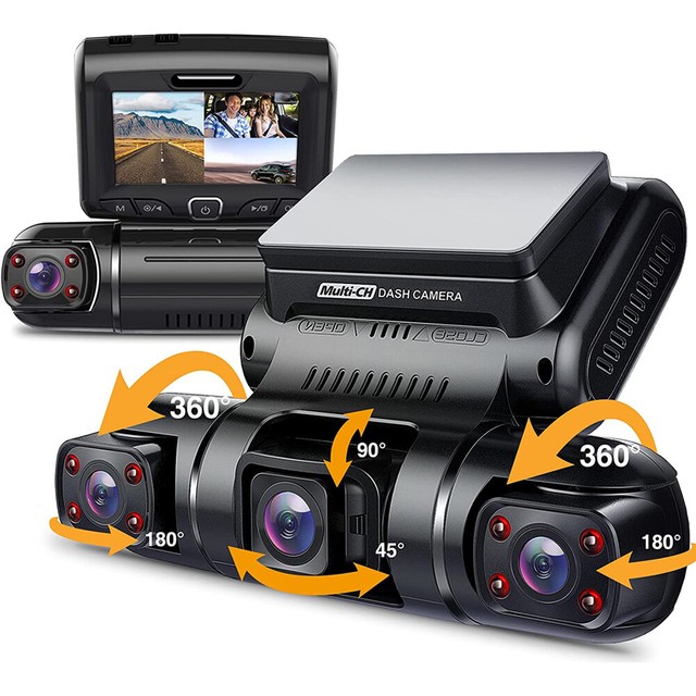 Car Dash Cam Wifi DVR Video recorder 3 Cameras 1080P Night Vision Supercapacitor Car Dash Cam Wifi DVR Video recorder 3 Cameras 1080P Night Vision Supercapacitor