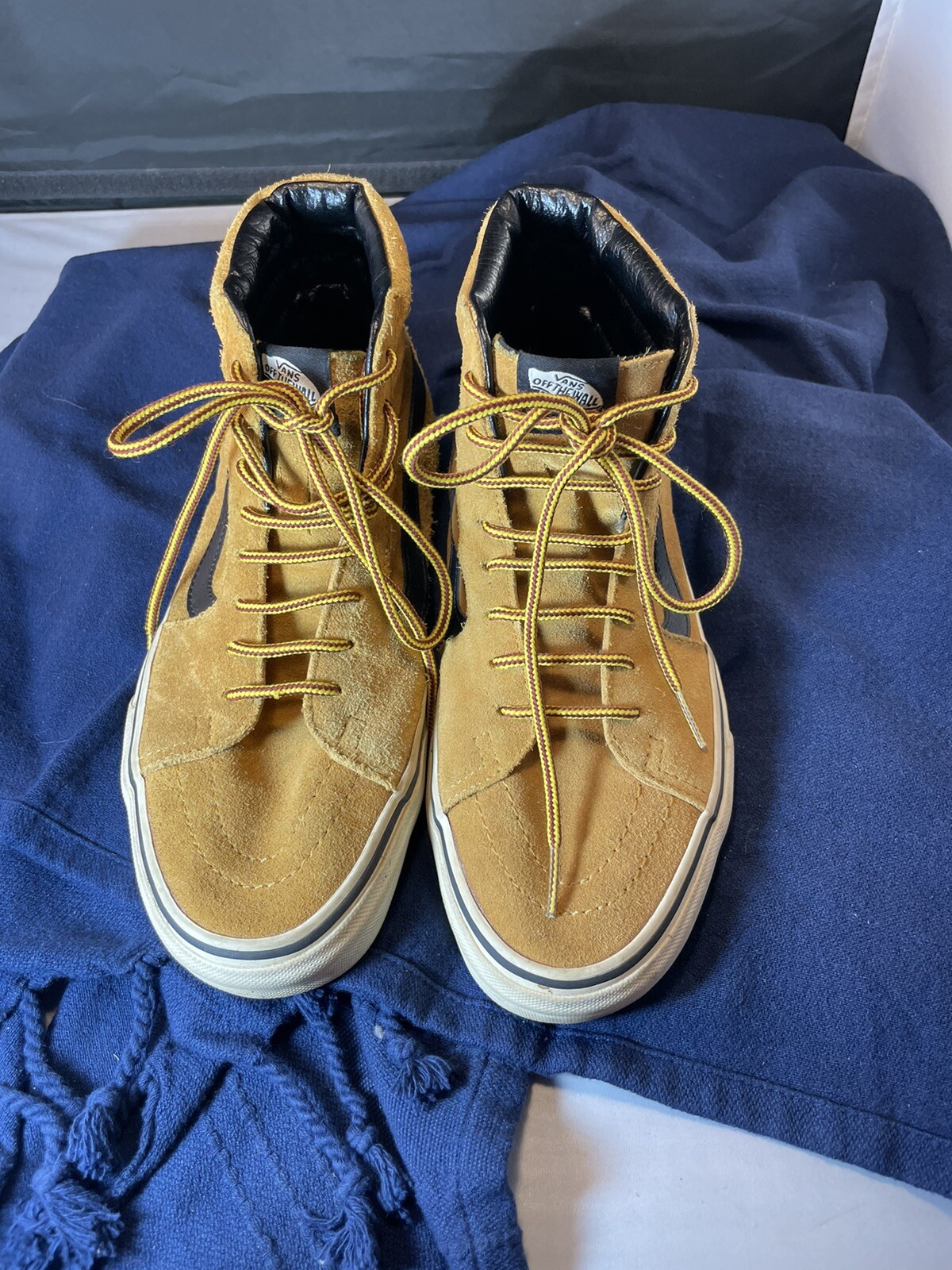 Vans SK8 HI Wheat High Top Lace Up Skate Shoes Sneakers Womens