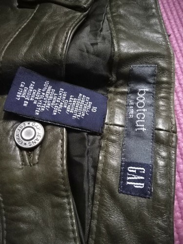 GAP Fashion Genuine Leather Pants Boot 