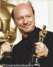DIRECTOR PAUL HAGGIS HAND SIGNED AUTHENTIC 'CRASH' OSCARS 8X10 PHOTO w/COA 