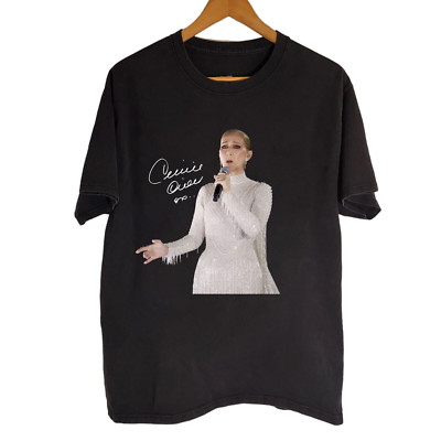 NEW Celine Dion Signature Classic Gift For Fan Black Size S-5Xl Shirt