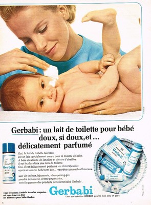 E Advertising Advertising 1969 Cosmetic Product Care For Baby Gerbabi Ebay