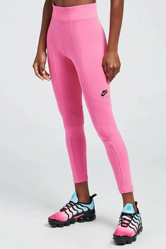 Nike Air Donna Leggings 7/8 buona tenuta Rosa DJ1058 684 | eBay