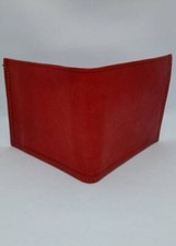 Smooth Handmade Moroccan Leather Wallet, Mens Wallet, Leather Wallet, Paprika Wa