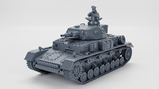 Panzer IV Ausf F w Short 75mm Cannon WW2 WWII Bolt Action 28mm 1:56 1/56 Scale