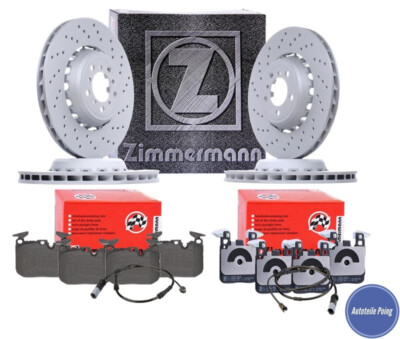 ZIMMERMANN BREMSENSET KOMPLETT WK VORNE & HINTEN BMW M2 M3 M4 CS F87 F80 F33 F82
