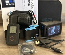 GoPro Hero 10 Black - Perfect condition + Brand New Remote + Case + 2 Batteries