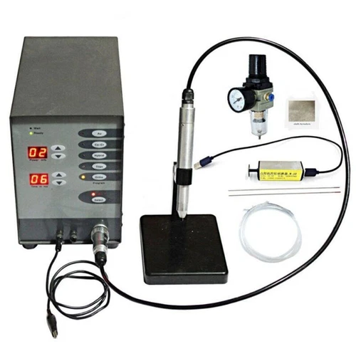 Saldatrice a punti laser a punti 150A in acciaio inox set saldatrice a punti per gioielli - Foto 8 di 25