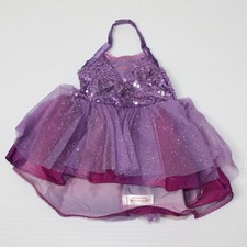 Disfraz de Unicornio Místico American Girl Lentejuelas Brillantes Vestido Púrpura para Muñeca de 18"