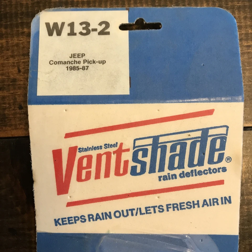 Protectores de lluvia 2 piezas ventana ventilación visera pantalla para camioneta Jeep Comanche 85-91 nuevo de stock Foto 2 de 4