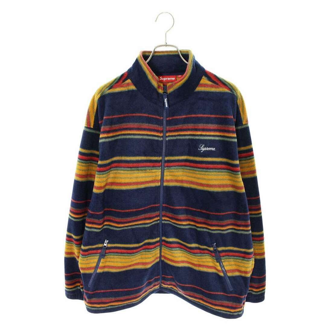 Supreme 24AW Stripe Zip Up Fleece Jacket Striped Blouson Supreme 24AW Stripe Zip Up Fleece Jacket Striped Blouson