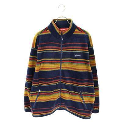Supreme 24AW Stripe Zip Up Fleece Jacket Striped Blouson Supreme 24AW Stripe Zip Up Fleece Jacket Striped Blouson