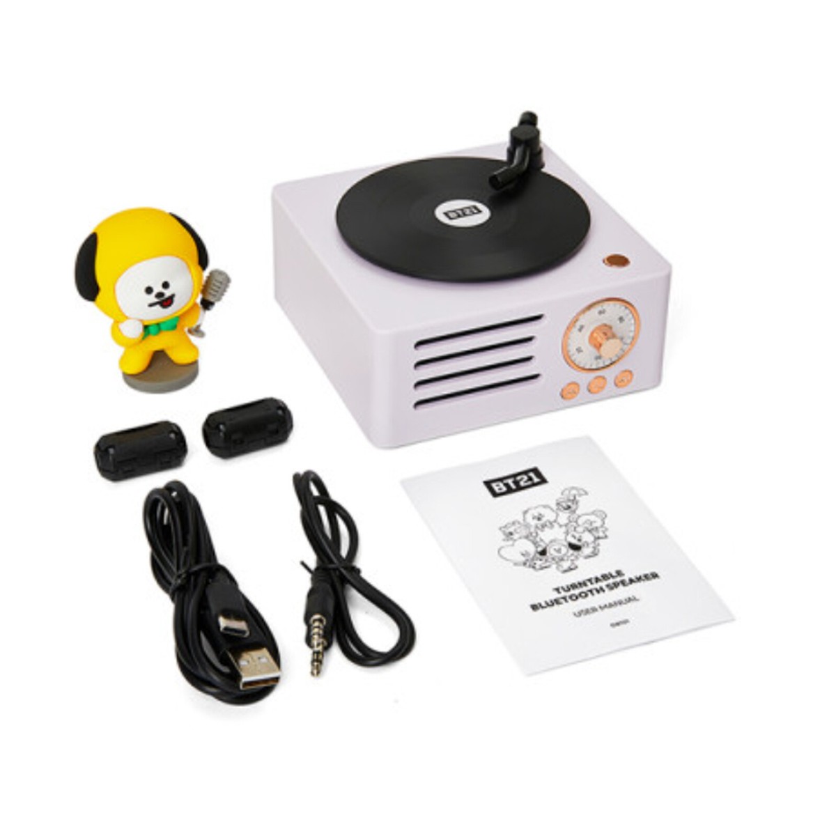 BT21Bluetoothスピーカー Baby BT21 Official Authentic Goods Turntable Bluetooth