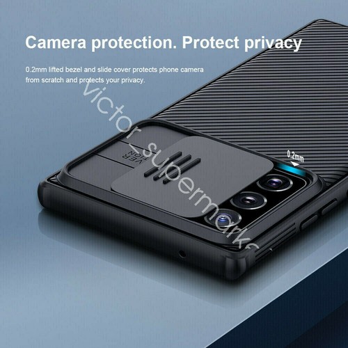 Nillkin Case For Samsung Note 20 Ultra 6.9"/ S21 U Slide Cover Camera Protection - Picture 3 of 18