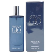 GIORGIO ARMANI ACQUA DI GIO PROFONDO EDP 15ml .5fl oz COLOGNE NEW IN BOX SEALED