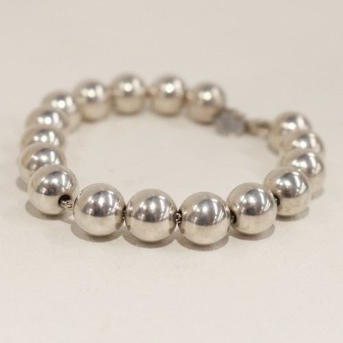 Tiffany Silver Ball Bead Bracelet, 17 