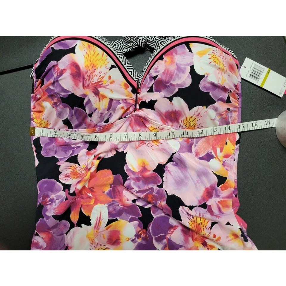 Nuevo con etiquetas Traje de baño de una pieza Be Creative en rosa/rosa, talla 14D Foto 4 de 4