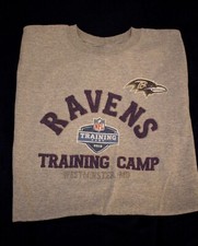 Baltimore Ravens Reebok Training Camp T shirt mens Medium! New!