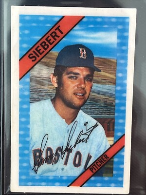 1972 Kellogg s 3-D Super Stars Wilfred Siebert #36 Red Sox  
