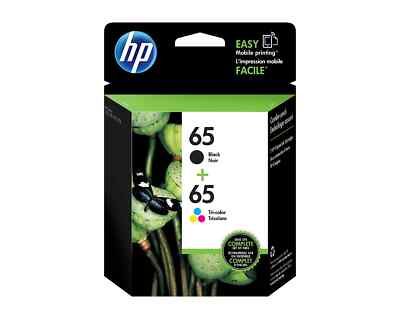 Genuine HP65 Black Tri-Color Ink Cartridge Original for HP AMP 100 DeskJet ENVY
