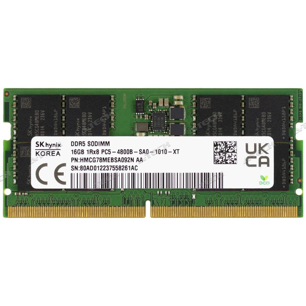 SK hynix 16GB DDR5 4800B SODIMM メモリ Hynix 16GB DDR5-4800 SODIMM HMCG78MEBSA095N HMCG78MEBSA092N Laptop