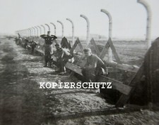 Altes Foto Gefangenenlager / Latrine / Norwegen / 2. WK