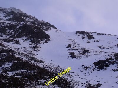 Photo 6x4 A steep pitch of drifted snow on Aonach Cas in Inverinate Fores c2013