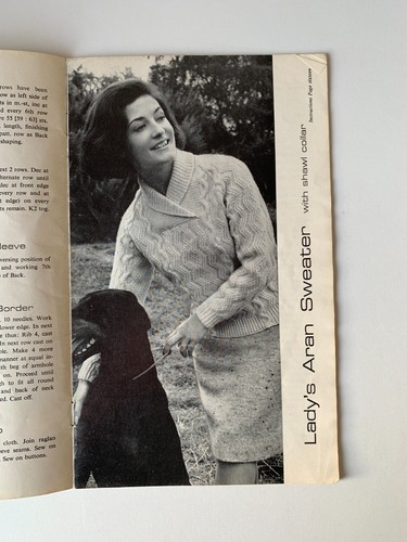 Sirdar Vintage Knitting Pattern The Aran Look Womens Mens Childrens Jumpers - Bild 8 von 14