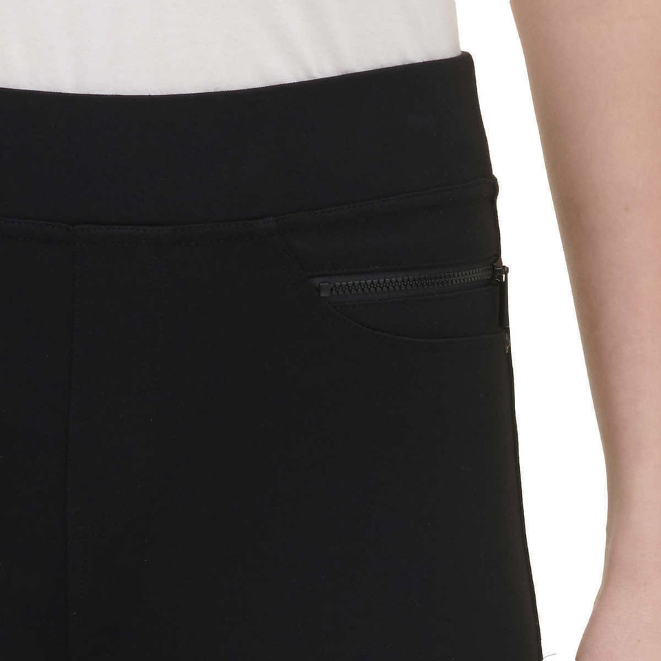 DKNY Jeans Womens Ladies Pull on Ponte Pant Pants W/ Zipper C35 | eBay