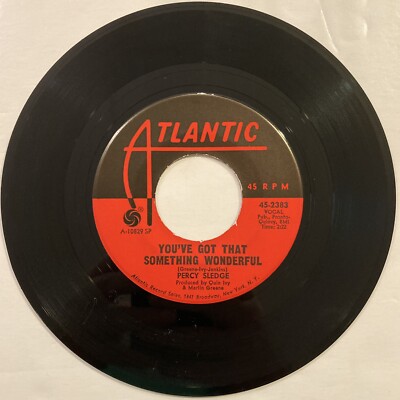 Percy Sledge – Baby, Help Me – Atlantic – 45-2383 – 1967 Northern