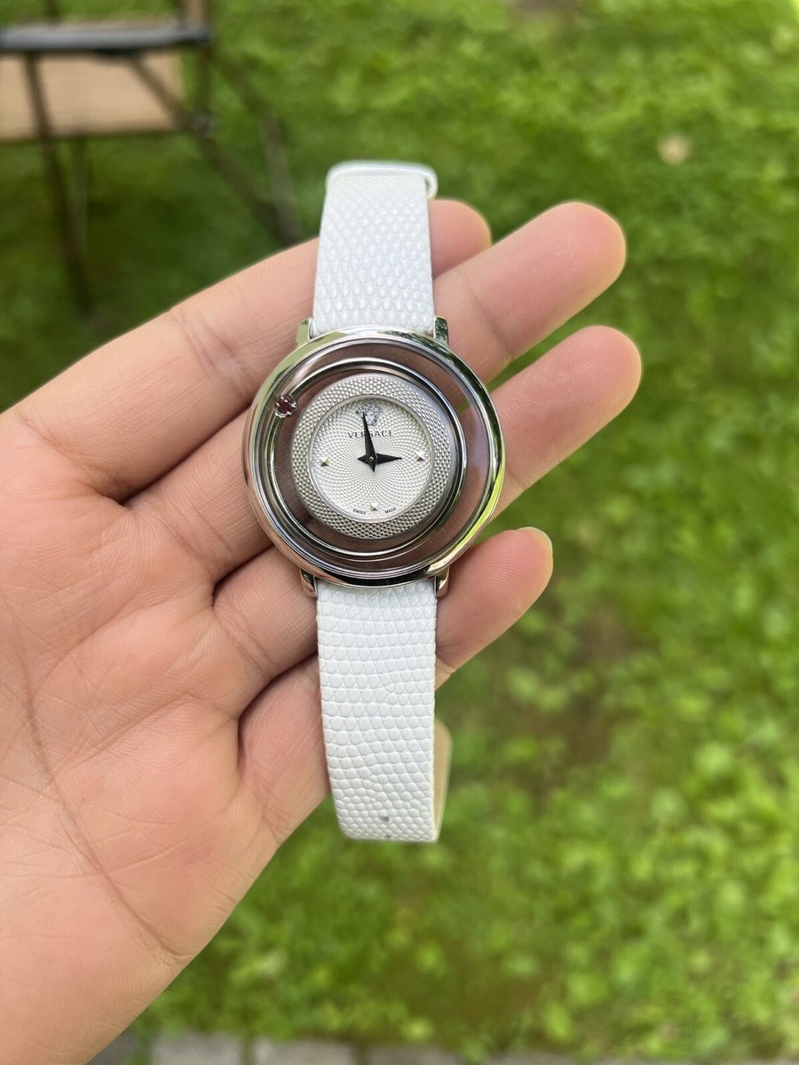 Versace Ladies White Ice Timepiece Watch Medusa Pop Watch White | VERSACE US main image 4