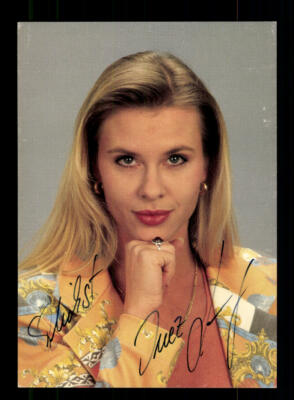 Inez Lang SR Autogrammkarte Original Signiert ## BC 183723