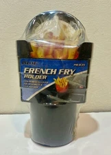 Cup Holder Car French Fry  Fast Food Stand Holder Black "Original Packaging"