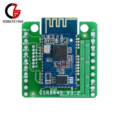 4.1/4.0 CSR8645 Bluetooth Amplifier Board 5W+5W APT-X Stereo Receiver Amp Module - Afbeelding 1 van 10