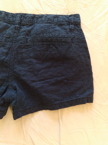 Gap Kids Floral Embroidered Shorts Girl's sz. 12 Adjustable Waist - Picture 5 of 7