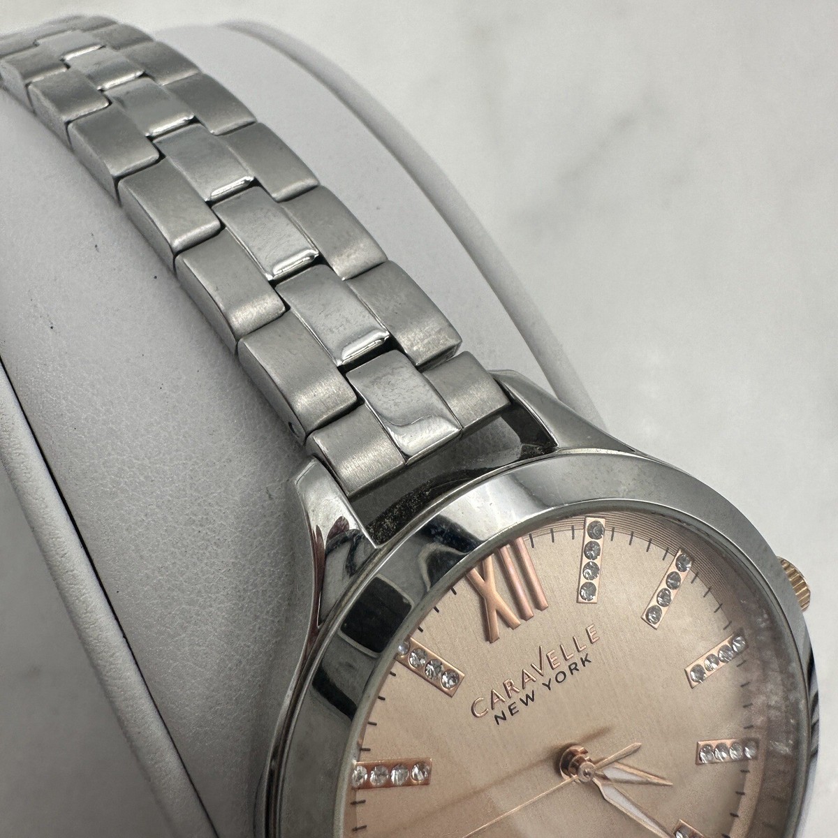 Caravelle‎ New York By Bulova Stainless Steel Rose Gold Ladies Watch 45L141 Caravelle New York By Bulova Stainless Steel Rose Gold  main image 3