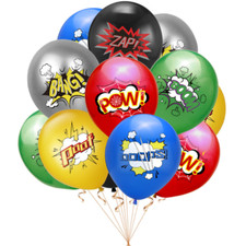 Superhero Balloon Birthday Party Marvel Avengers Comics Decoration 12" 12pcs