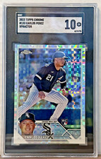 2023 Topps Chrome 133 Xfractor Carlos Perez SGC Gem Mint 10 Chicago White Sox RC