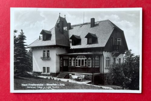 Foto AK BÄRENFELS im Erzgebirge 1935 Haus Friedenshöhe    ( 139142 - 第 1/2 張圖片