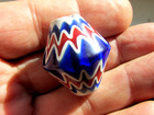 ANTIQUE MURANO ART GLASS BEAD NATIVE AMERICAN TRADE INDIAN RARE VENETIAN  LARGE — photo 10