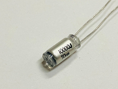 4pcs - ST-CON 0.01uF (10nF) 50V 5% Radial  Polystyrene (PS)  Film Capacitor