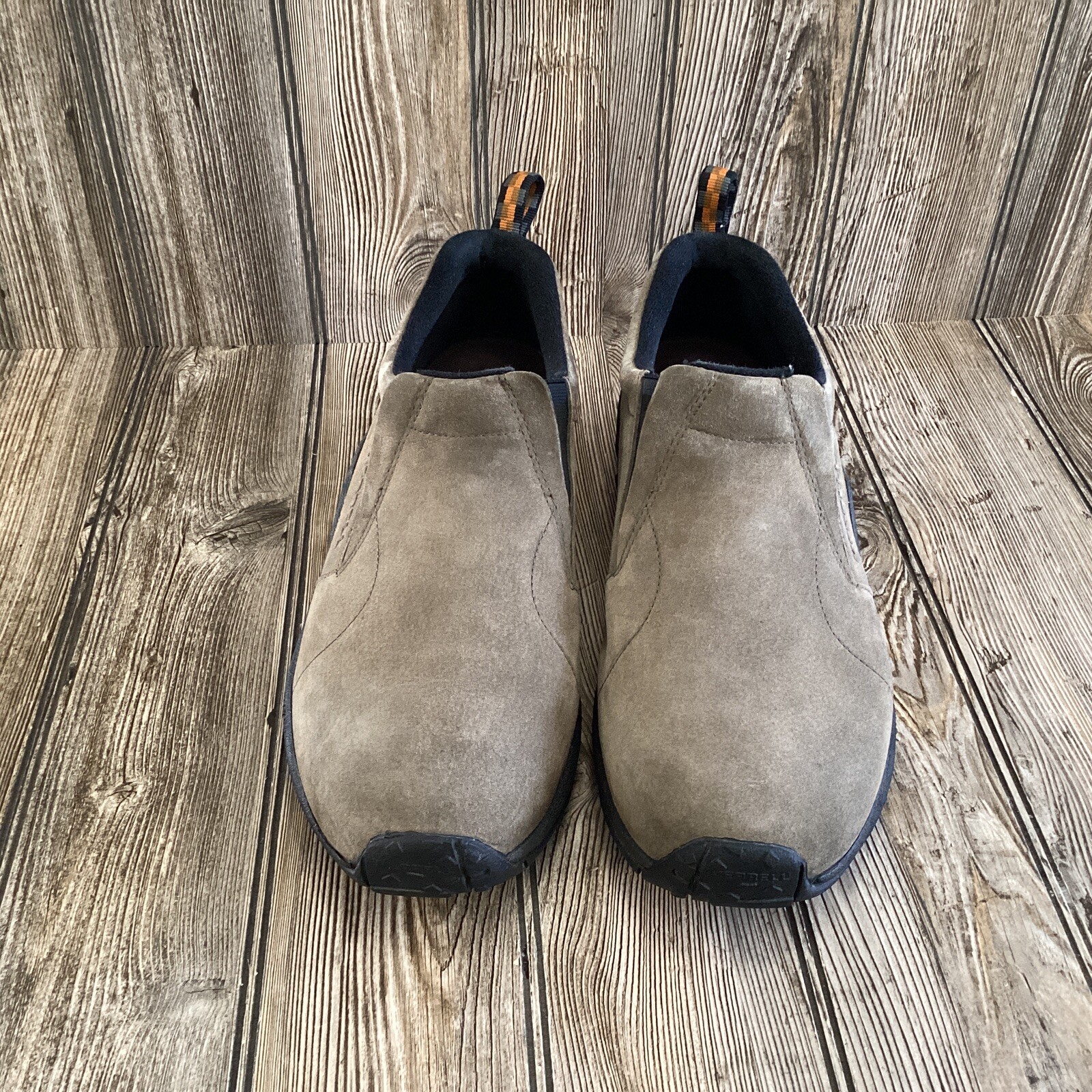 Men's Merrell Jungle Moc Gunsmoke J60787 Leather Slip… Gem