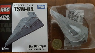 New Takara Japan Diecast Star Wars Imperial Star Destroyer TSW-04 Model 