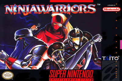 Ninja Warriors Again SNES BOX ART Premium POSTER MADE IN USA