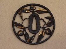 Iron 主1850-1899 年日本刀镡| eBay