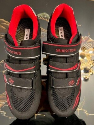 Gavin VELO Road Bike Cycling Shoe  Bicycling Red Black Size mens 10 (EU44) 98A m_6655f6159a76ef9999ede143.jpg main image 4